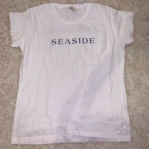 Seaside White Women's Short Sleeve Tee